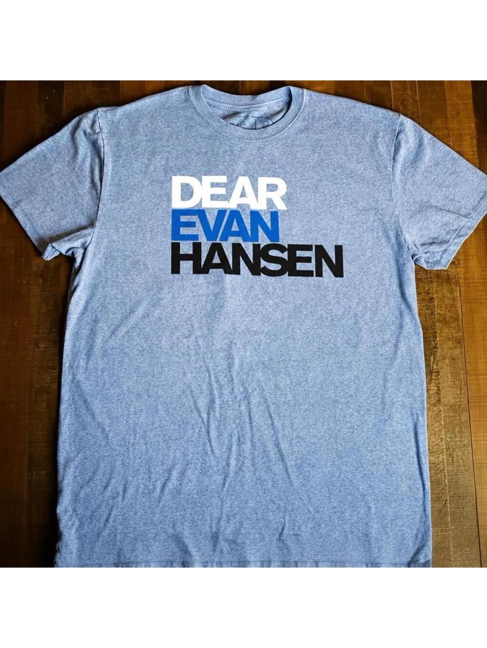 Dear Evan Hansen Medium Heather Blue Graphic T-Shirt